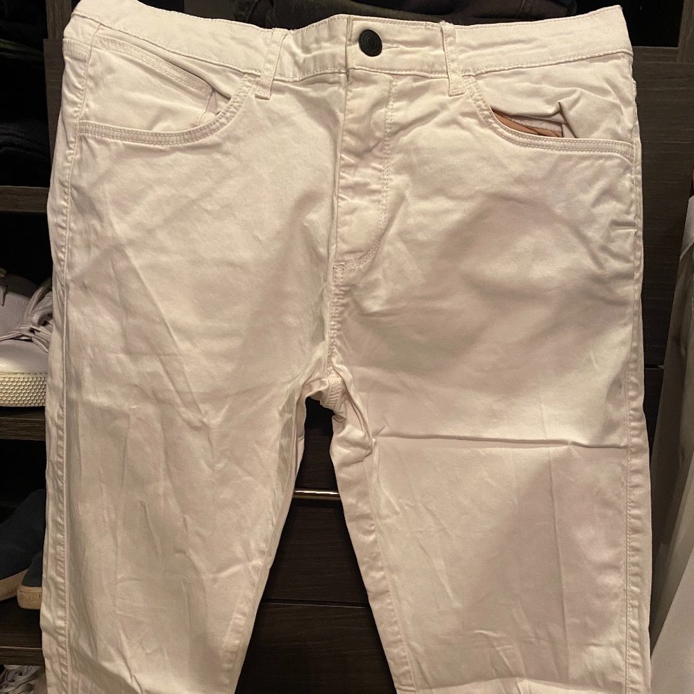 Men's White Zara Pants
